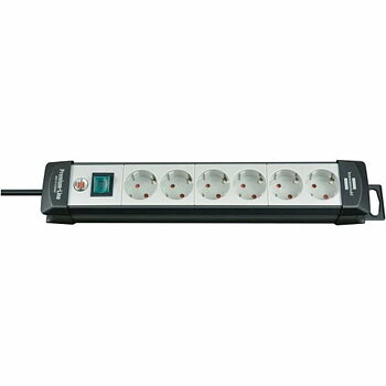 Förgreningslist 6 Tomas med Brytare Brennenstuhl Premium-Line 3600 W (3 m)