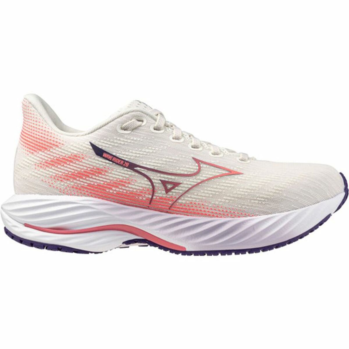 Löparskor, Vuxna Mizuno Wave Rider 28 Röd Kvinna