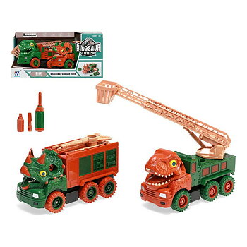 Byggfordon Kranbil Dinosaurier 31 x 16 cm