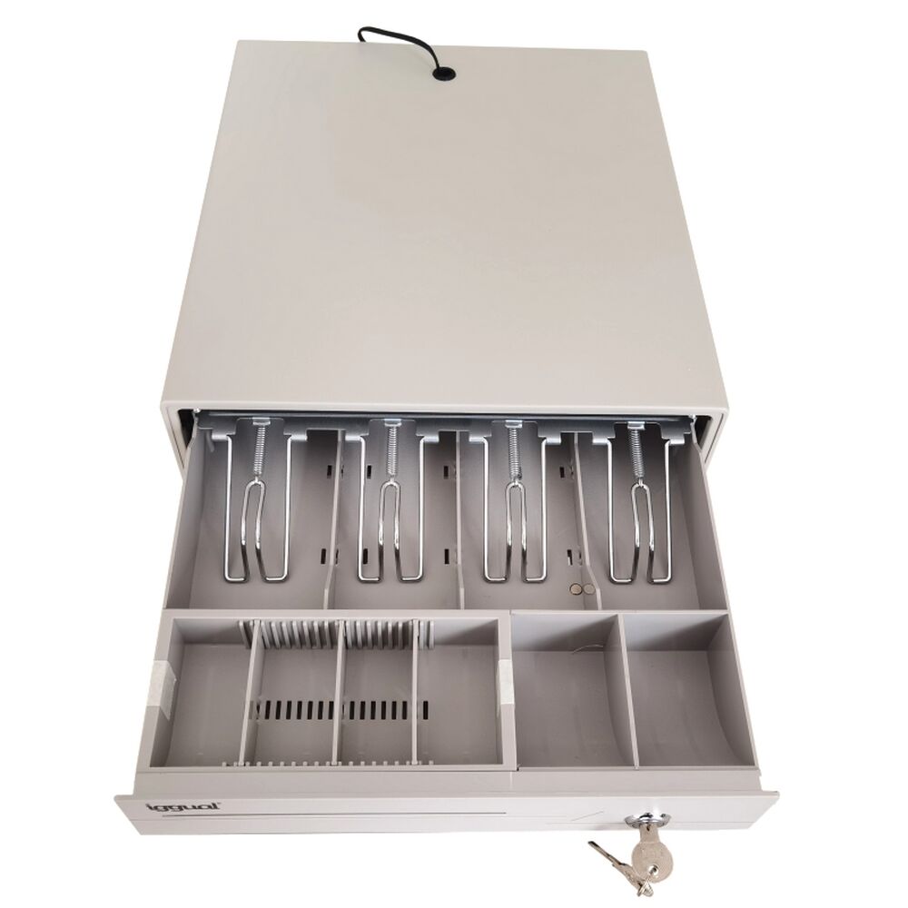 Kassalåda iggual IRON-1W IGG315316 41 cm Vit - 3