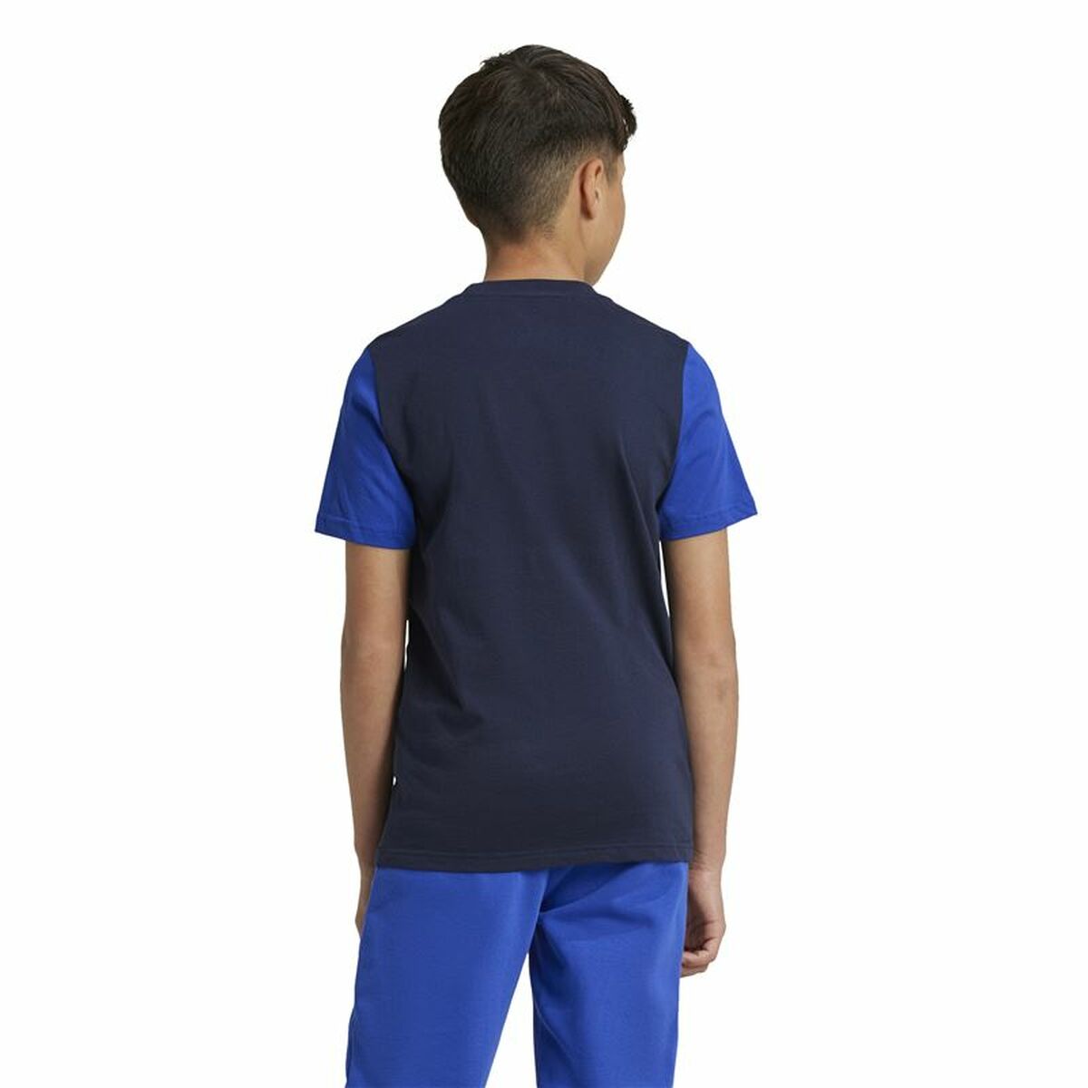 T-shirt med kortärm Barn Adidas Essentials Blå - 3