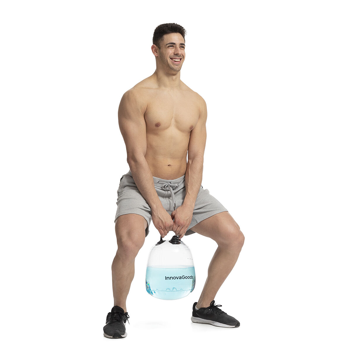 Vattenfylld vattenkokare Bell för Fitness Träning med Motion Guide Fibell InnovaGoods - 16