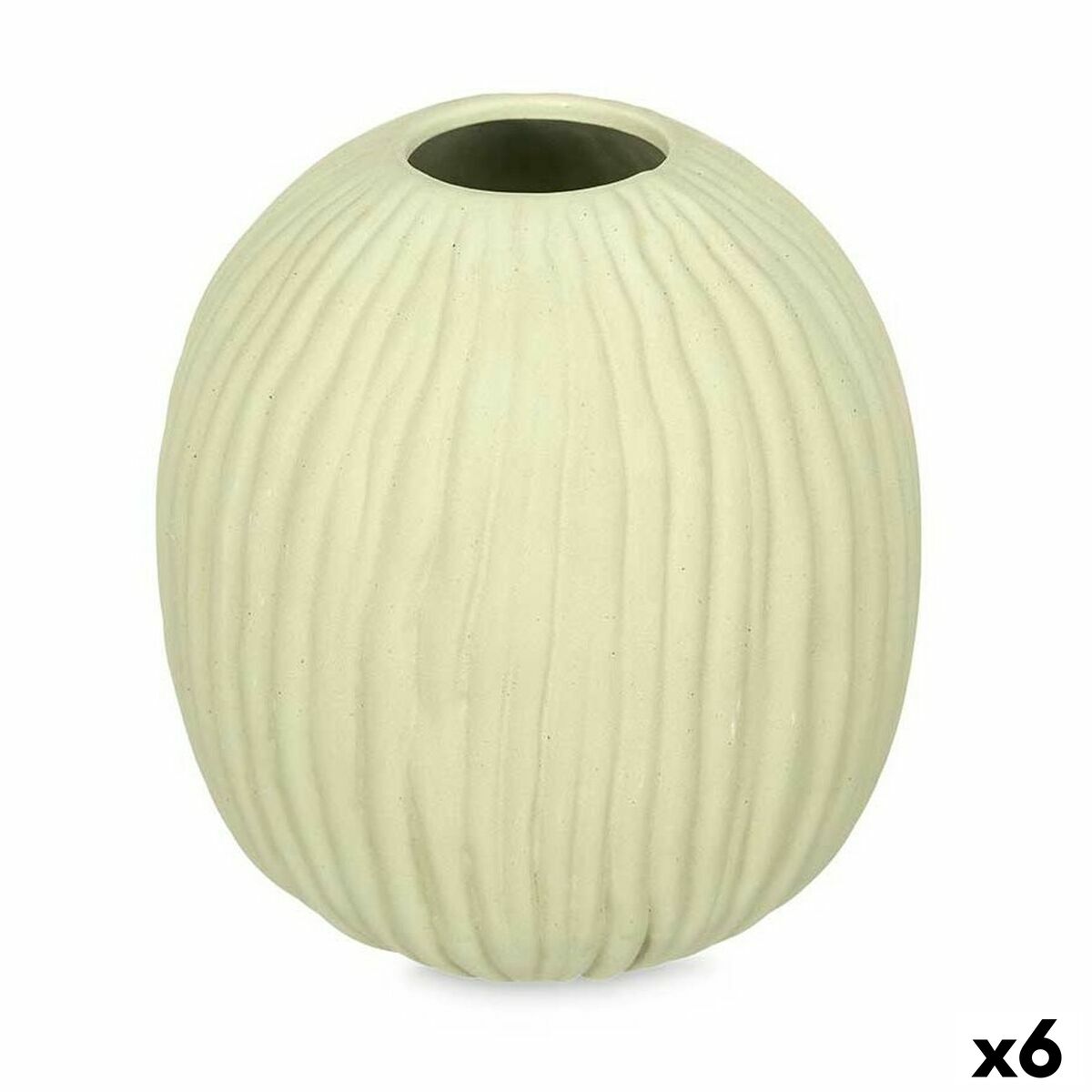 Vas Grön Dolomite 15 x 18 x 15 cm (6 antal) Sfär Ränder