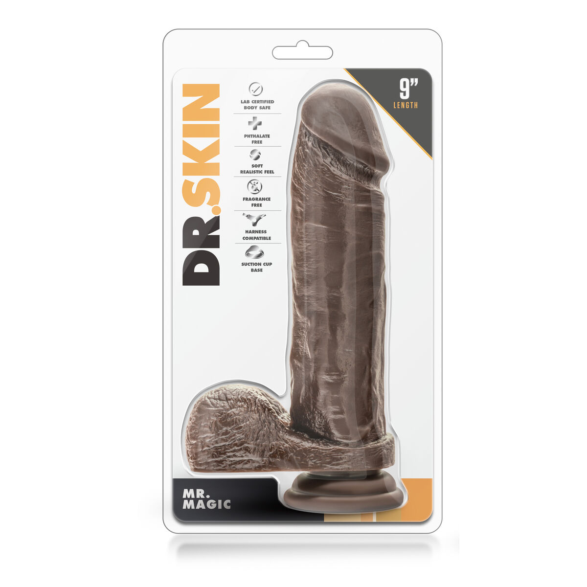 Realistisk dildo Blush Dr Skin PVC Ø 5,2 cm (19 cm) - 2