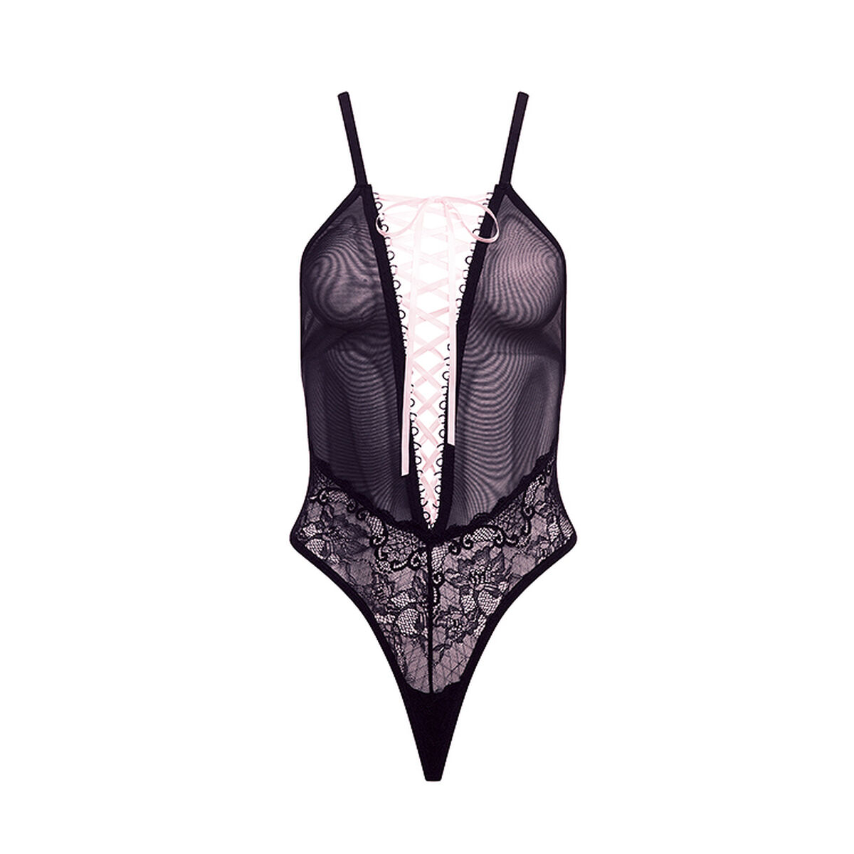 Trikåer Barely Bare Svart One size - 3