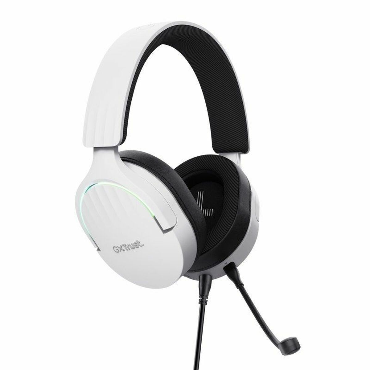 Spelhörlurar med mikrofon Trust GXT 490 Vit Svart Multicolour Svart/Vit - 4