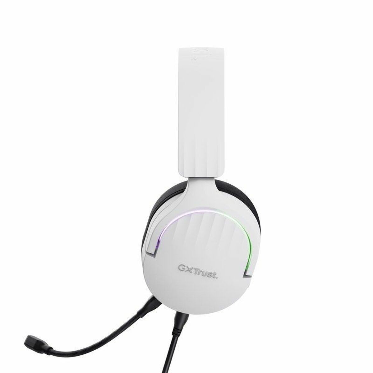 Spelhörlurar med mikrofon Trust GXT 490 Vit Svart Multicolour Svart/Vit - 5