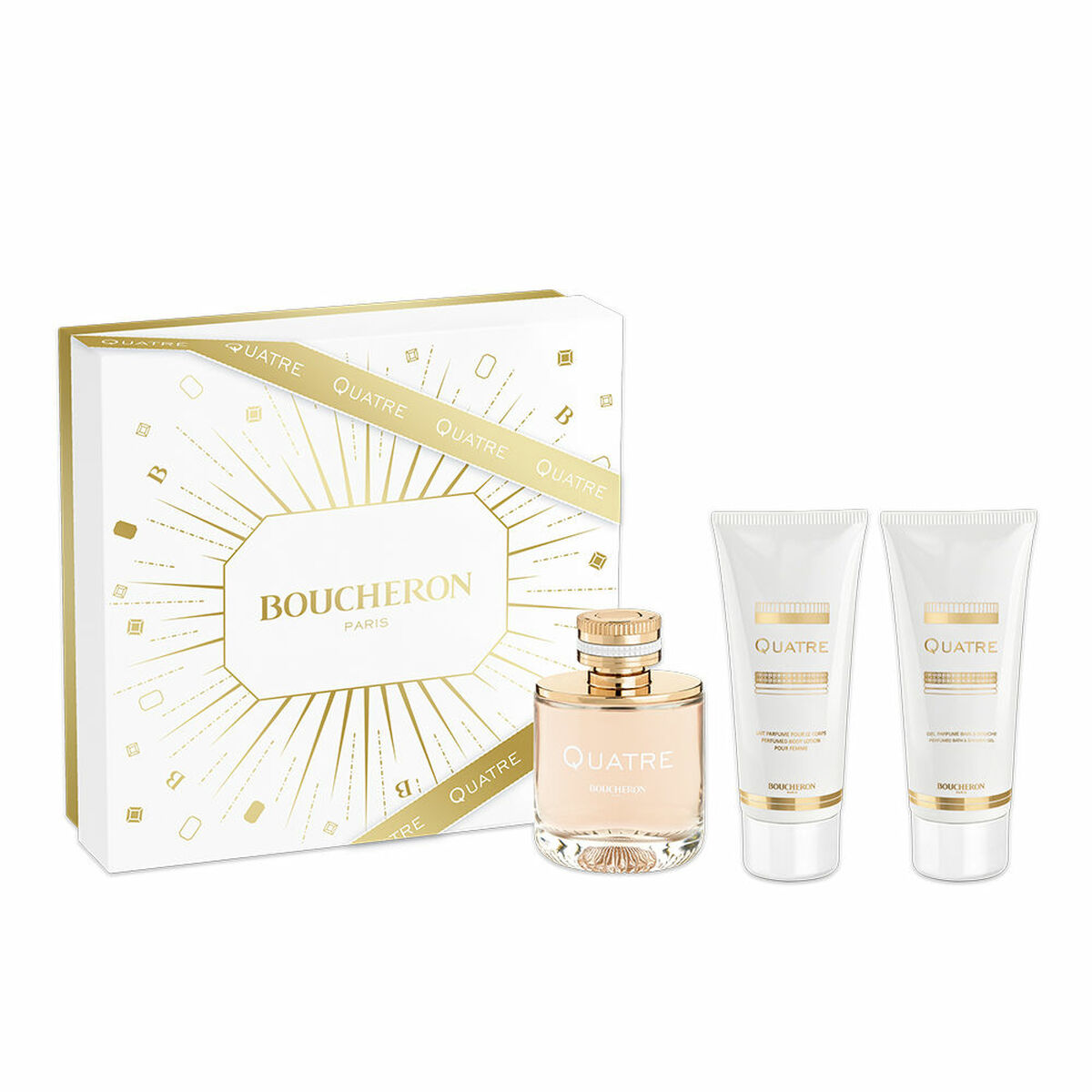 Parfymset Damer Boucheron QUATRE POUR FEMME 3 Delar