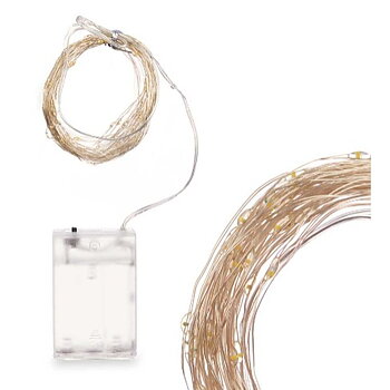 LED-krans Gift Decor Vit Varmt ljus 5,4 m 16 x 10 x 6 cm (24 antal)