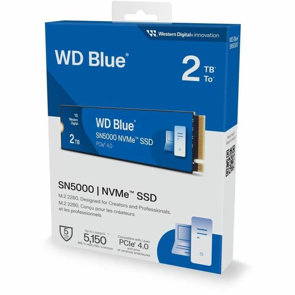 Hårddisk Western Digital WDS500G4B0E 2 TB SSD - 4