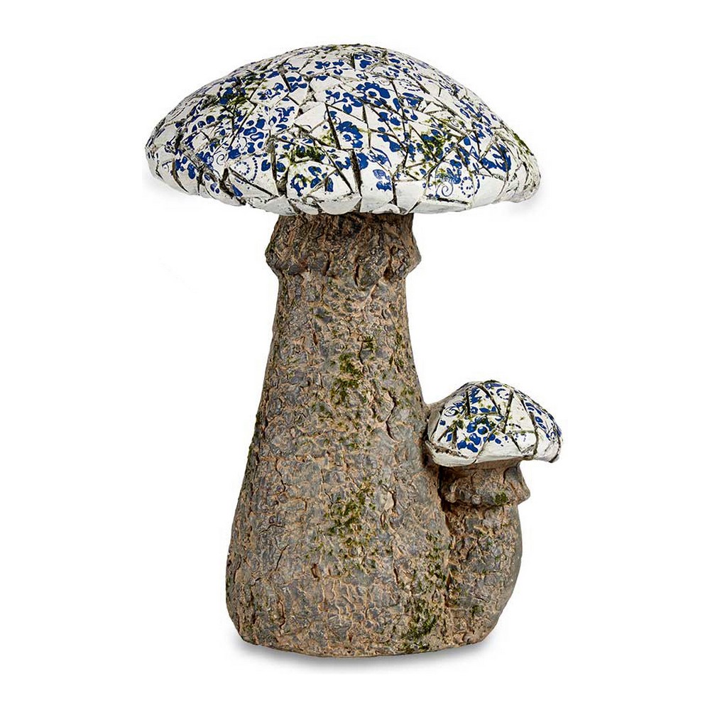 Dekorativ Trädgårdsfigur Ibergarden Polyresin Mosaik Svamp 29 x 44 x 32 cm