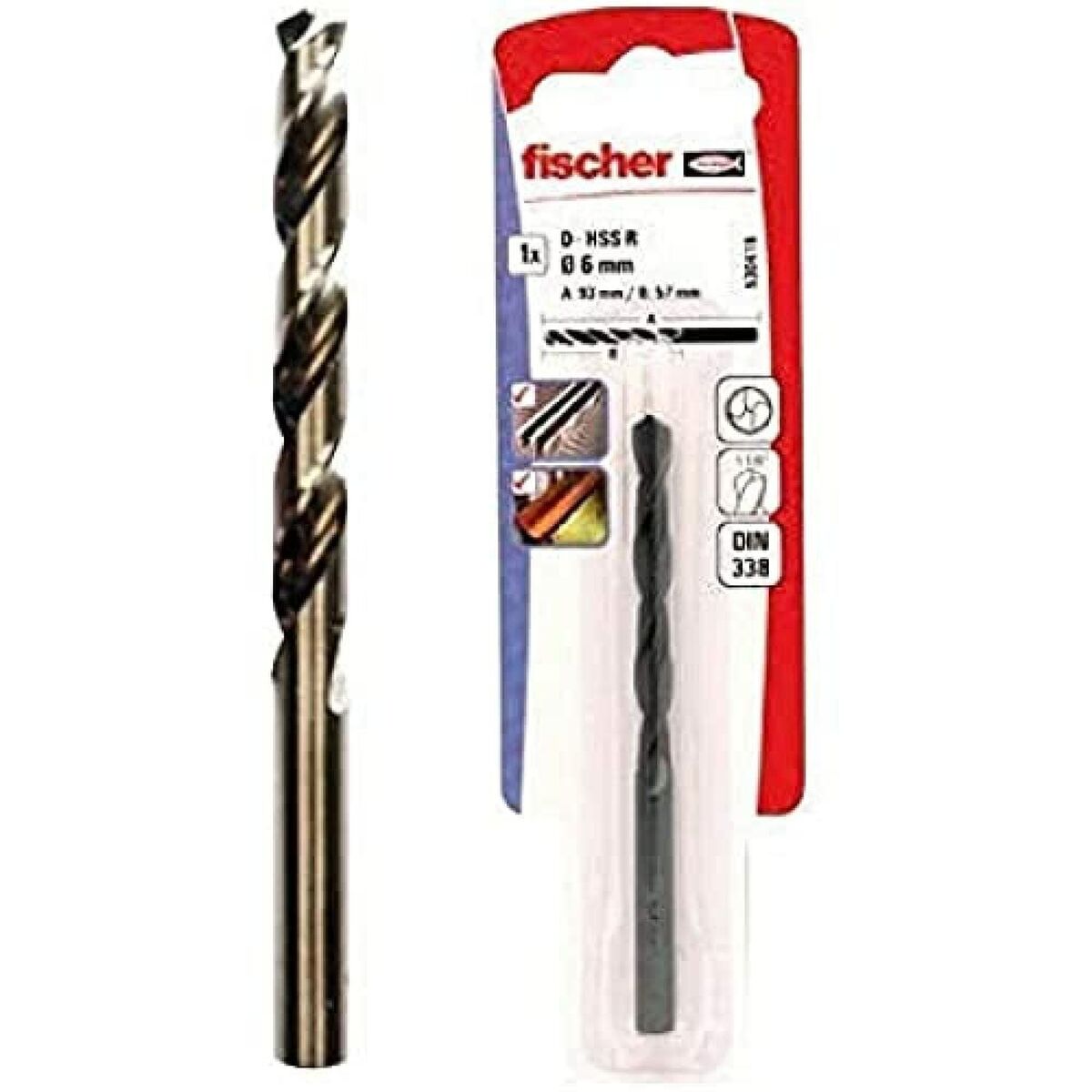 Spolset Fischer 530521 Metall Rostfritt stål - 3