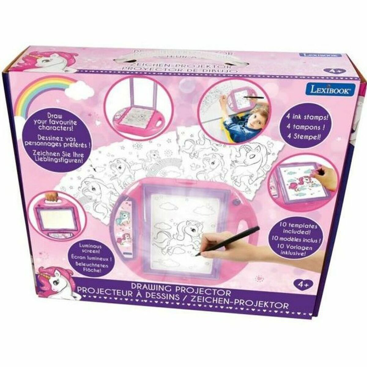 Ritningsset Lexibook Unicorn Drawing Projector - 4