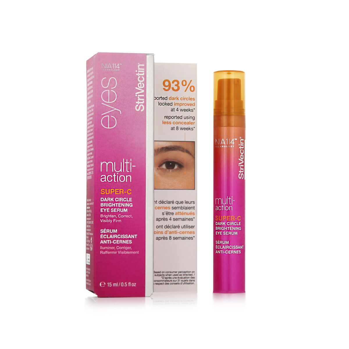 Ögonkontursserum StriVectin Multi-Action Super-C Medel mot ögonpåsar 15 ml