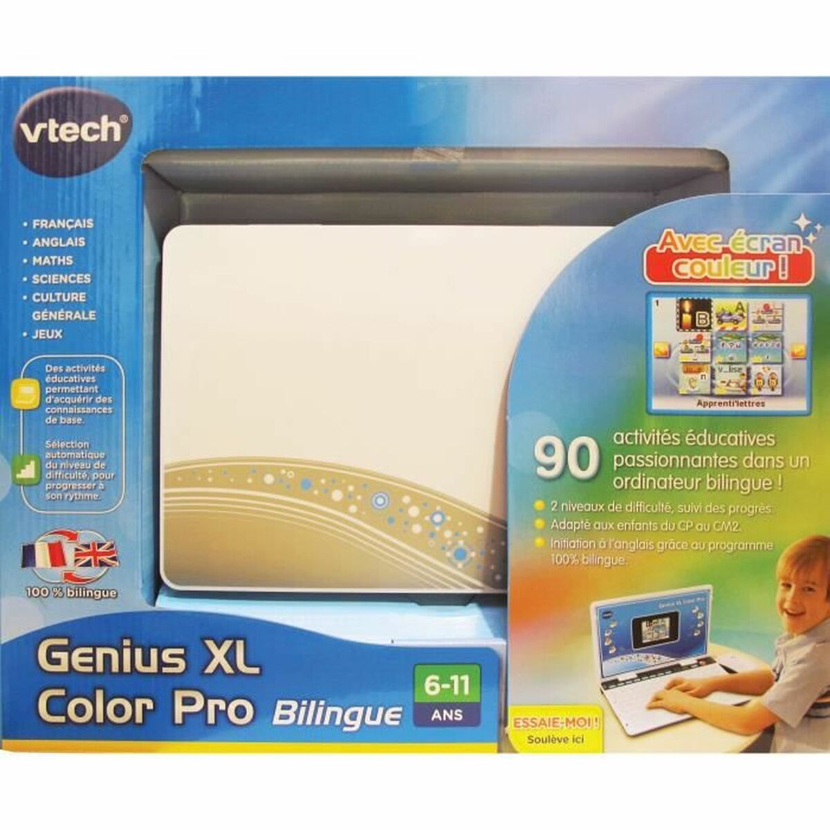 Bärbar dator Genius XL Pro Vtech Genius XL Pro (FR-EN) Interaktiv leksak FR-EN + 6 år - 4