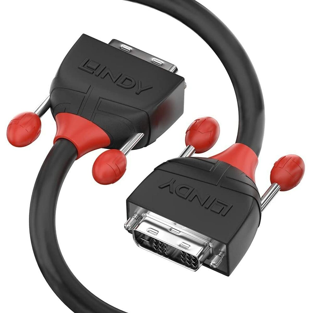 DVI-kabel LINDY Svart 10 m - 2