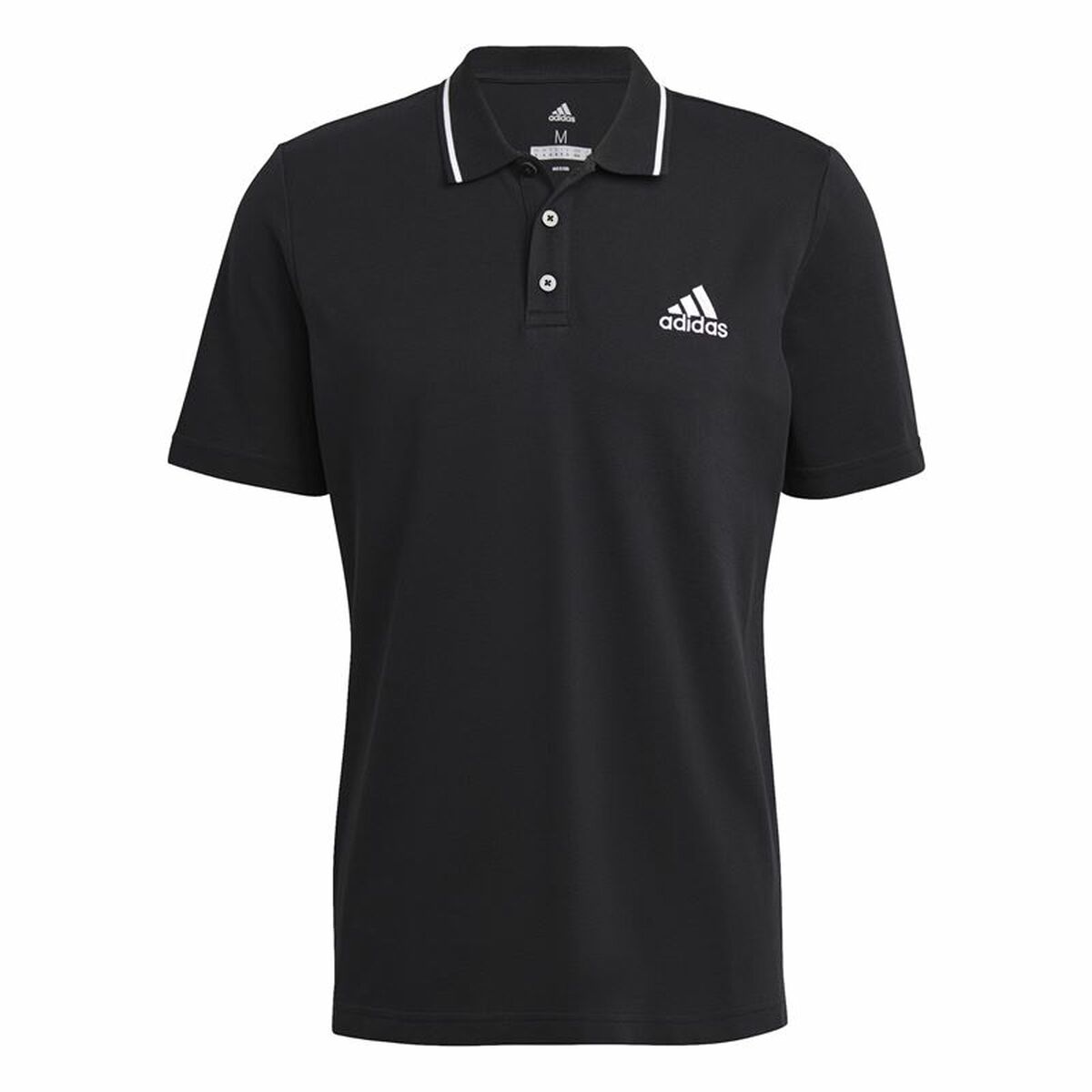 Polotröja kortärmad Herr Adidas Aeroready essentials Svart - 5