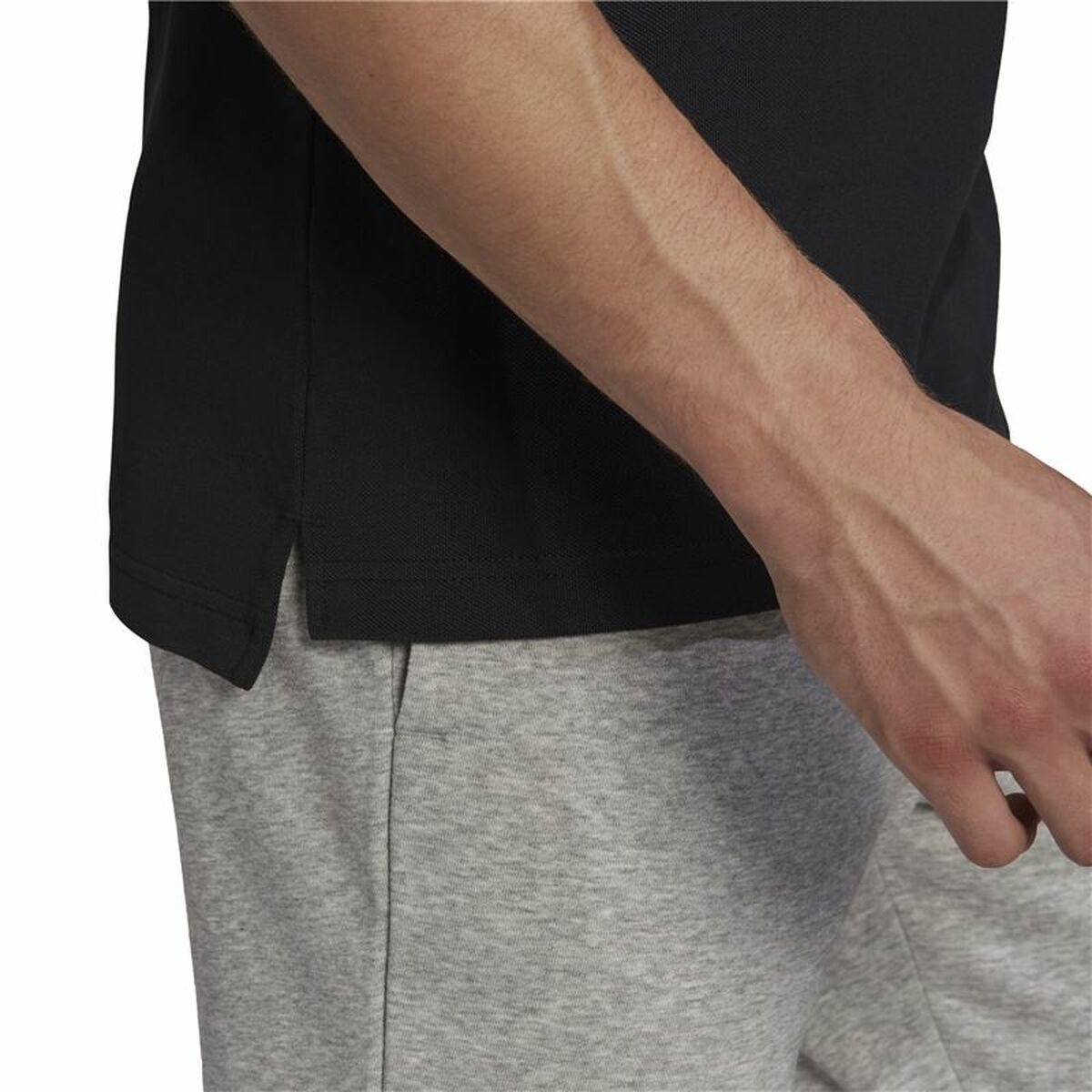 Polotröja kortärmad Herr Adidas Aeroready essentials Svart - 2