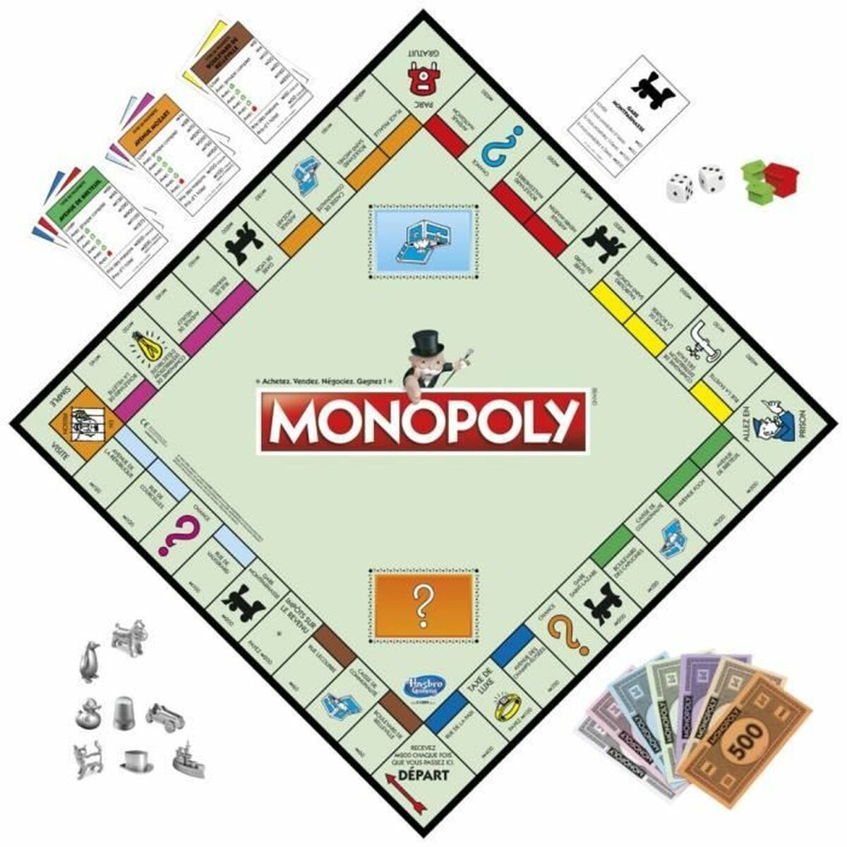 Sällskapsspel Monopoly FR - 5
