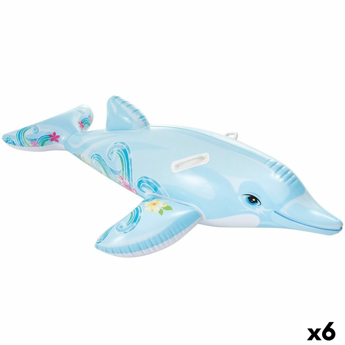 Upplåsbar bassängmadrass Intex Delfin 175 x 38 x 66 cm (6 antal) - 18
