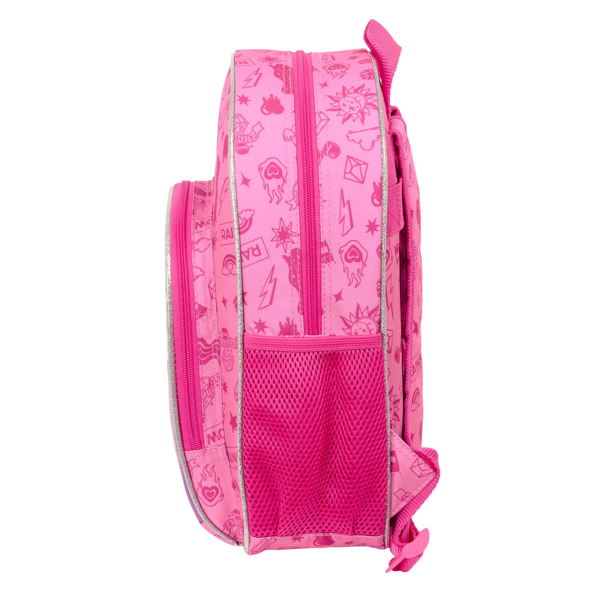 Skolryggsäck Rainbow High Shine Multicolour 28 x 34 x 10 cm - 3