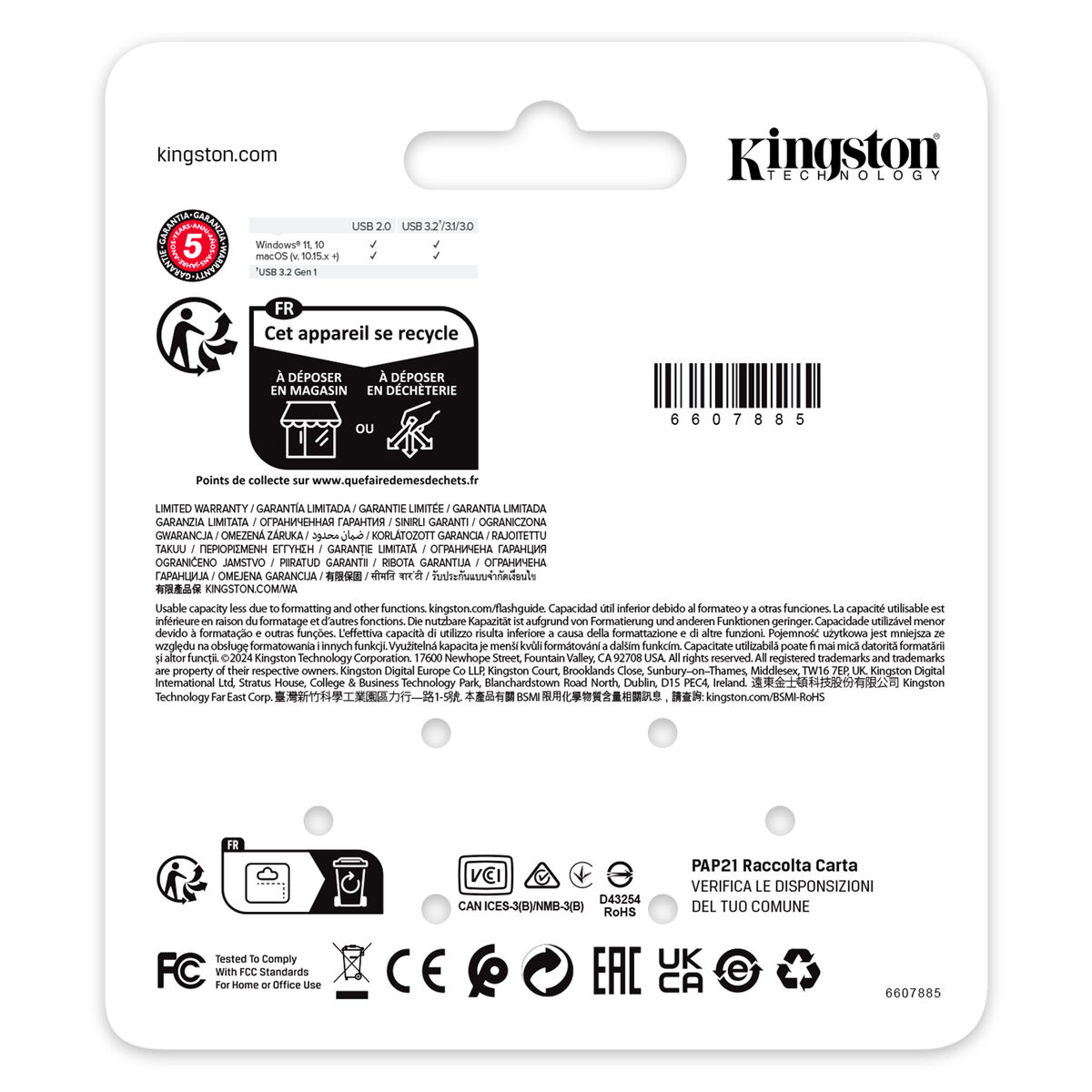 USB-minne Kingston KE-U2X64-1AC Svart 64 GB - 2