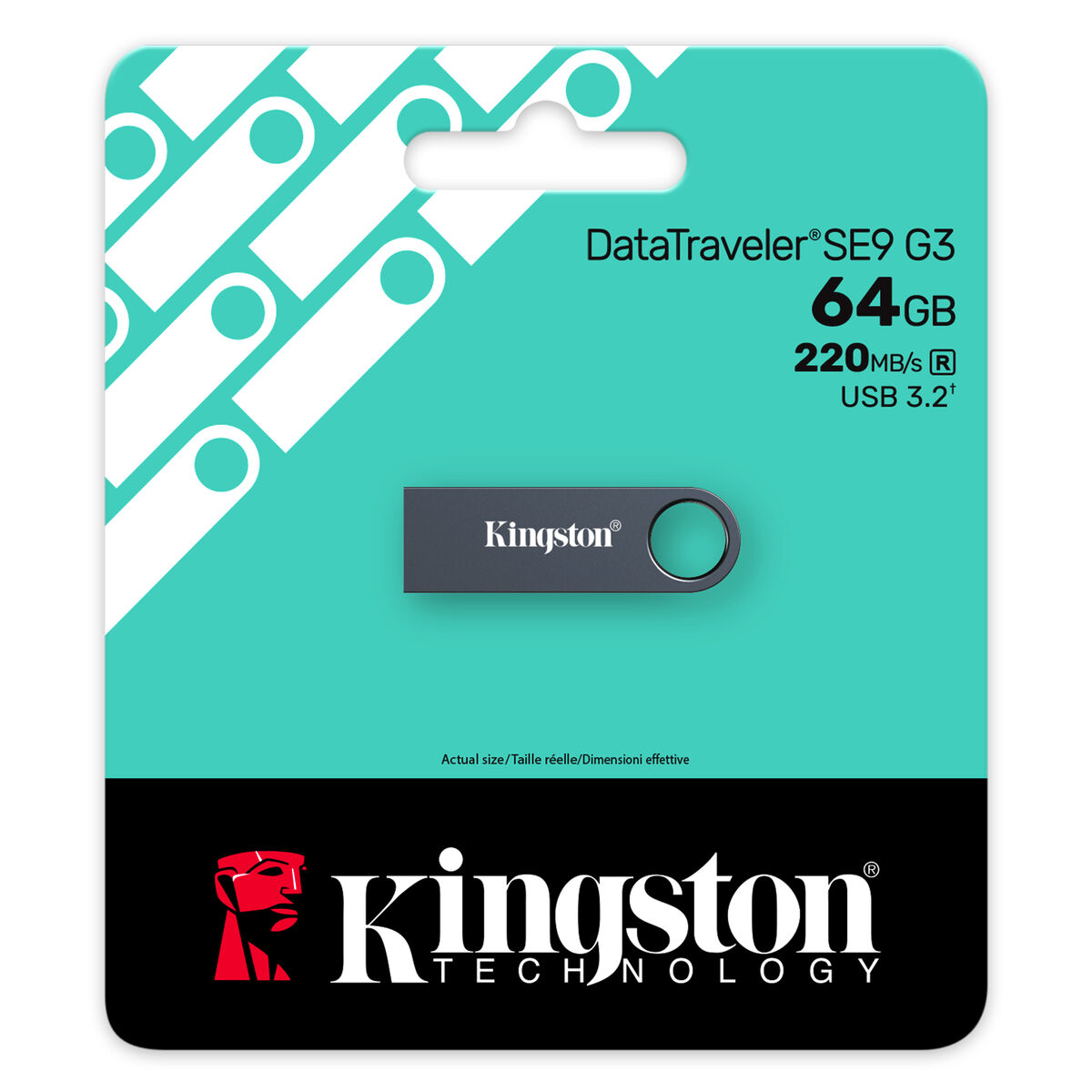 USB-minne Kingston KE-U2X64-1AC Svart 64 GB - 3