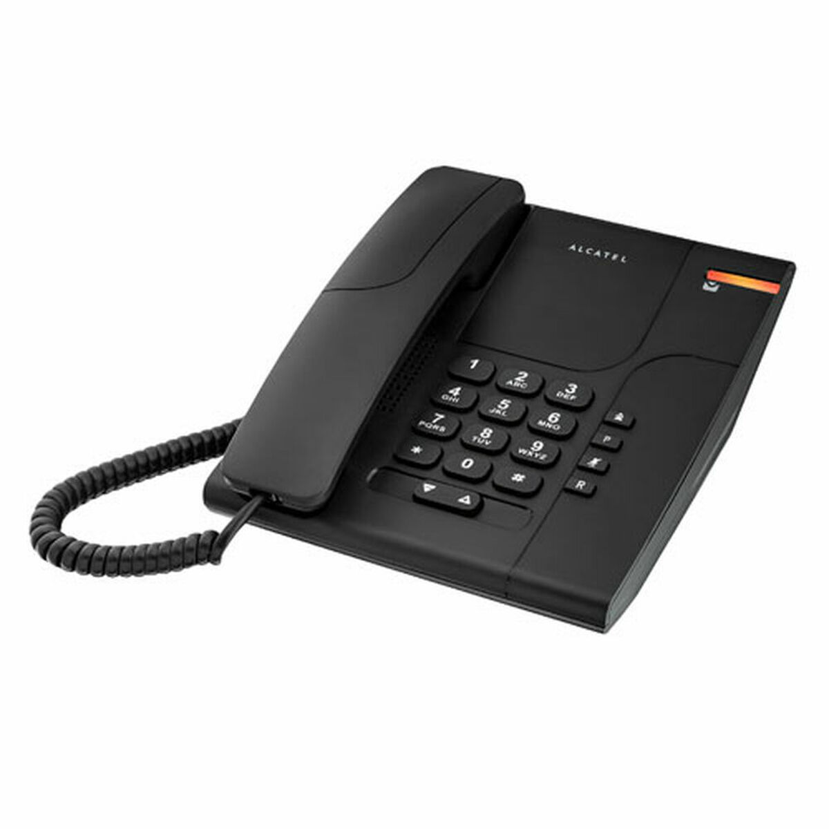 Markkabeltelefon Alcatel Temporis 180 Svart
