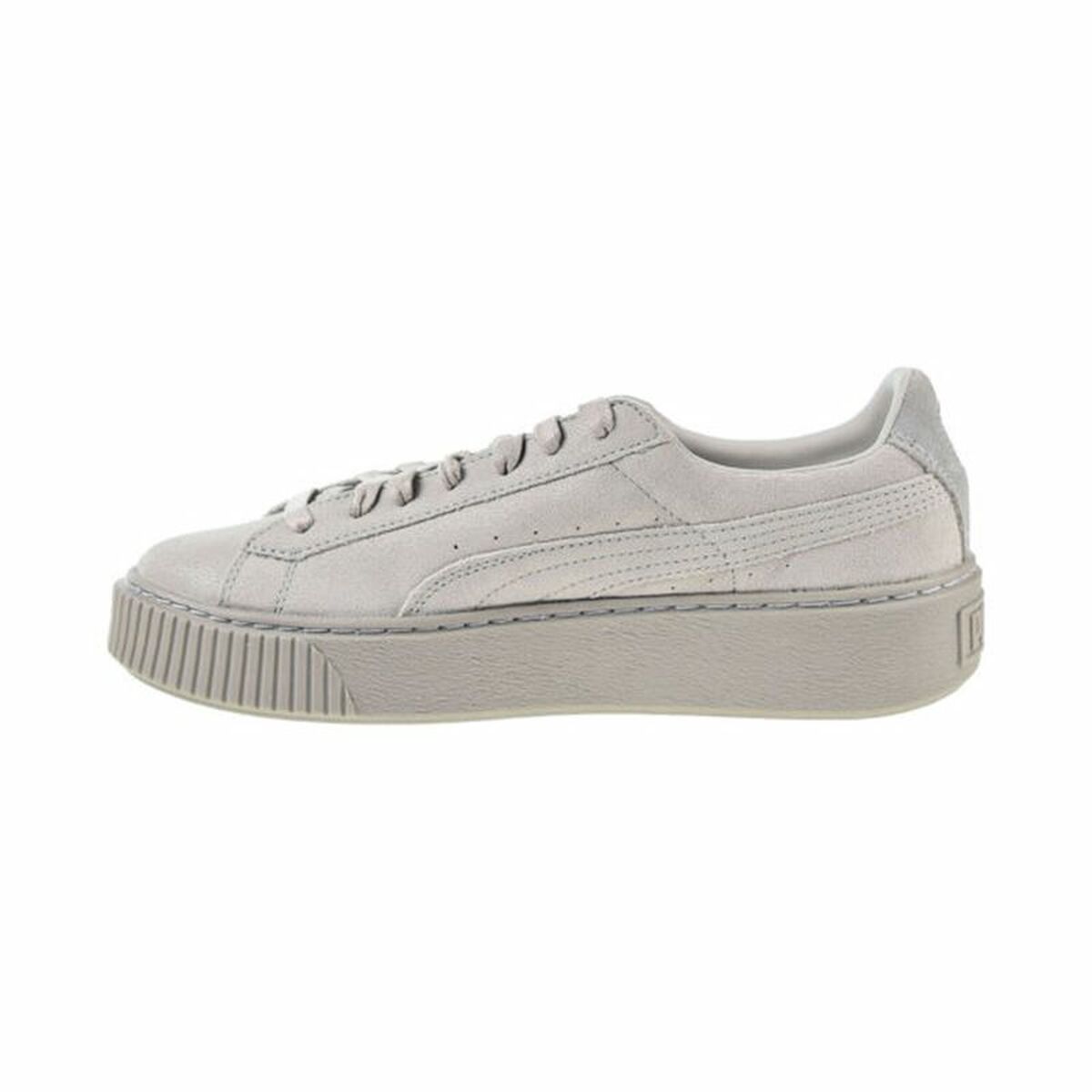 Gymnastiksko, Dam Puma Basket Platform Reset Vit - 2