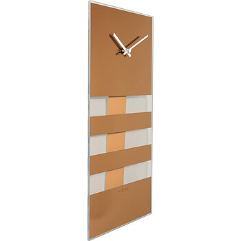 Väggklocka Nextime Gyllene 38 x 19 cm