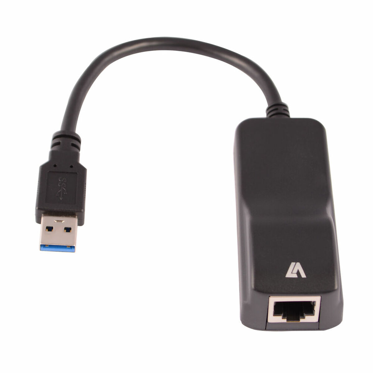 Ethernet till USB Adapter V7 CBLUSB3RJ-1N Svart - 3