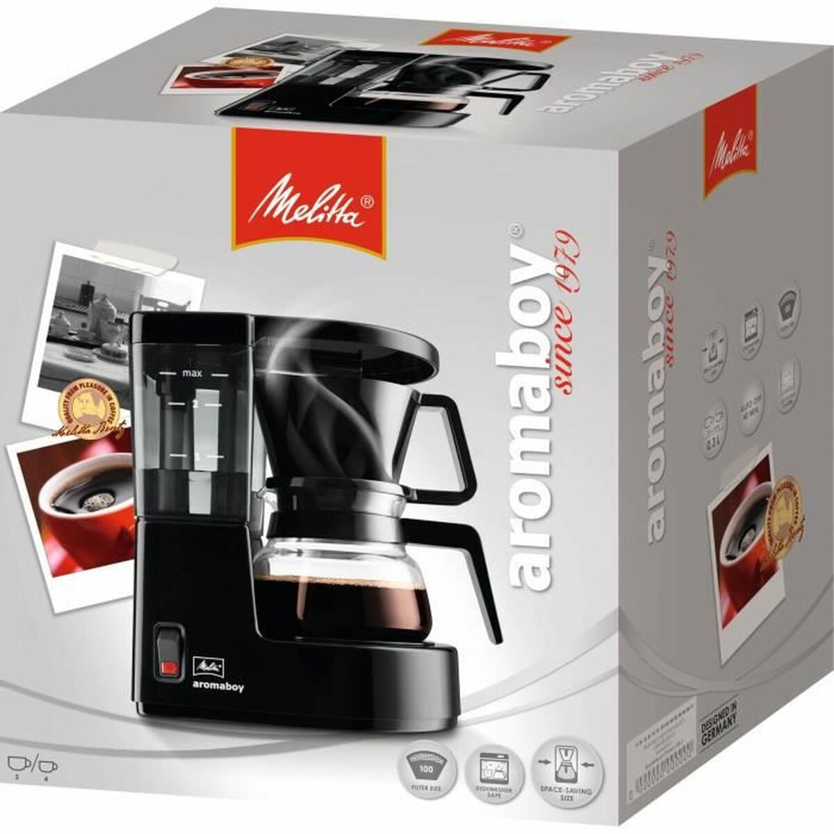 Kaffebryggare Melitta Aromaboy 500 W Svart 500 W - 6
