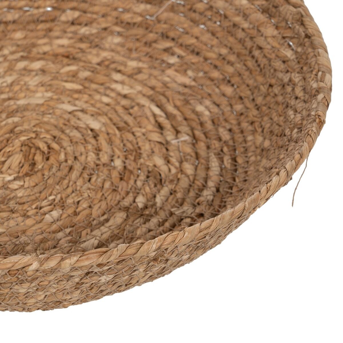 Bordsdekoration Naturell Naturliga fibrer 31 x 31 x 7 cm (2 antal) - 7