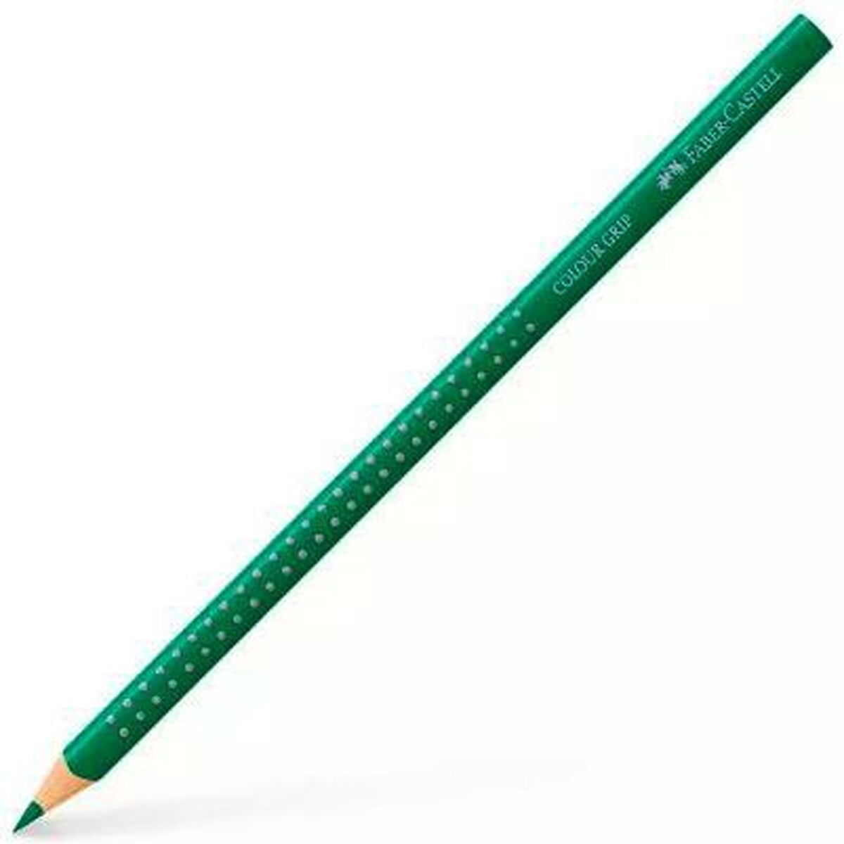 Färgpennor Faber-Castell Colour Grip Smaragdgrön (12 antal) - 2