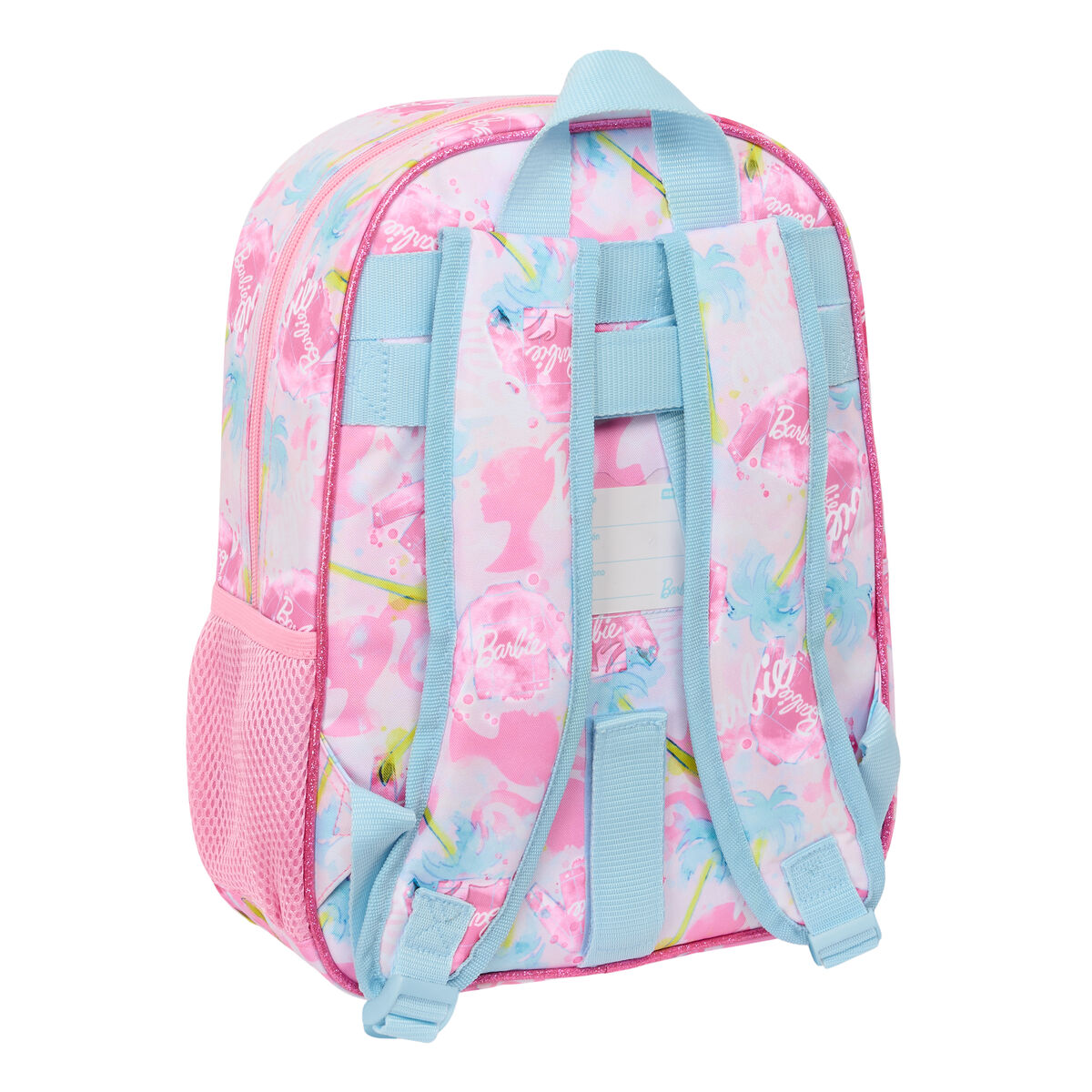 Skolryggsäck Barbie Painterly Rosa Himmelsblå 26 x 34 x 11 cm - 3