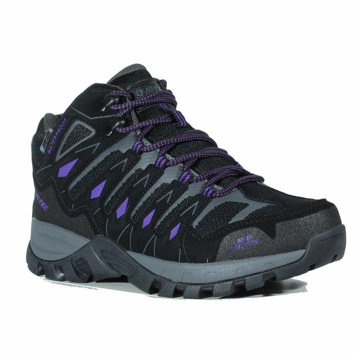 Vandring stövlar Hi-Tec Corzo Mid Waterproof Svart - 4