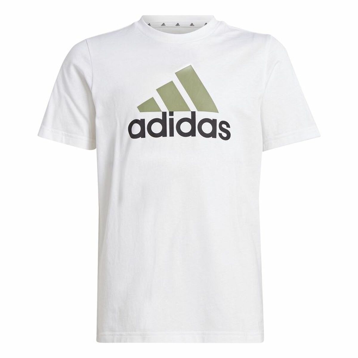 T-shirt med kortärm Unisex Adidas Essentials Vit