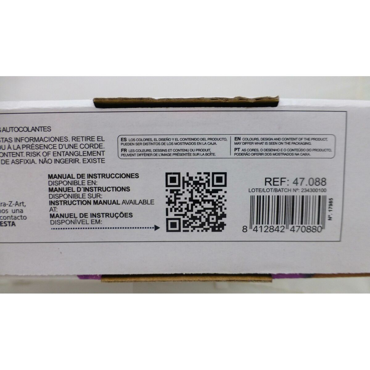 Uppsättning manuella aktiviteter Cra-Z-Art Klistermärken Plast (4 antal) - 8