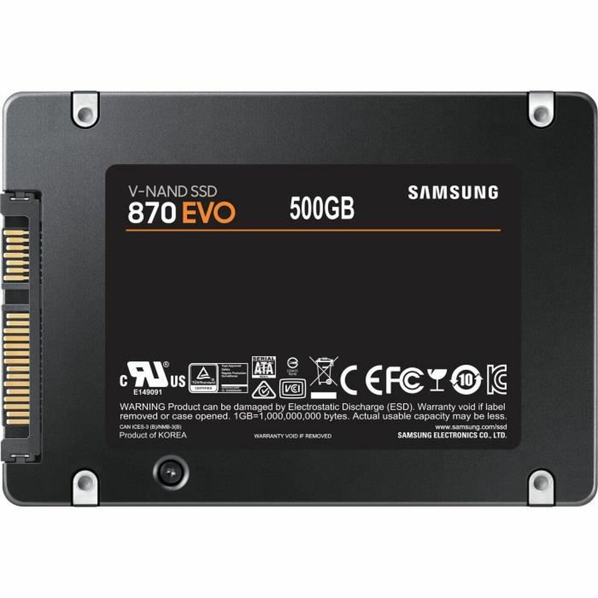 Hårddisk SSD Samsung 870 EVO 500 GB SSD - 3