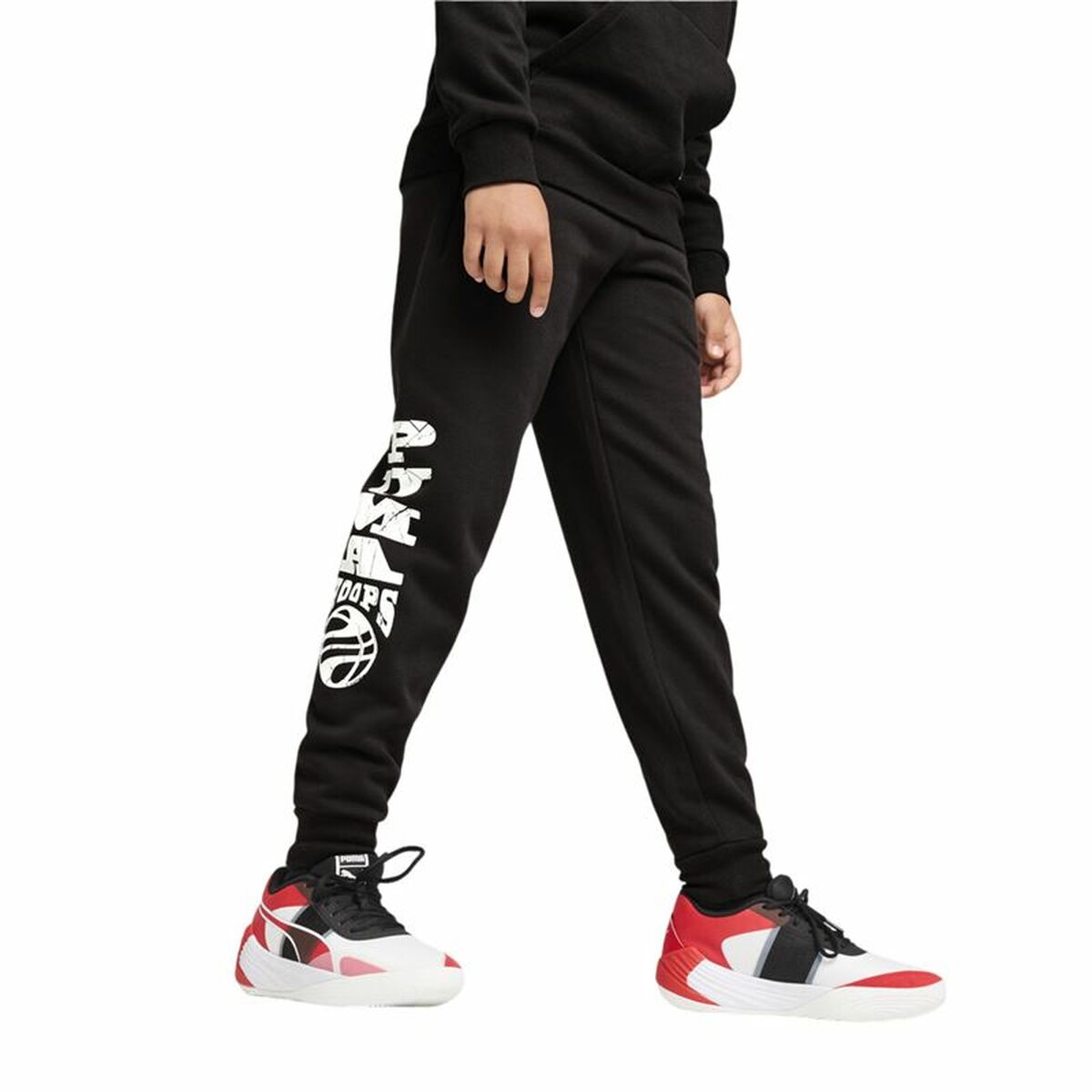 Sportshorts för barn Puma Basketball Blueprint Pants Fl. Infantil Svart - 3