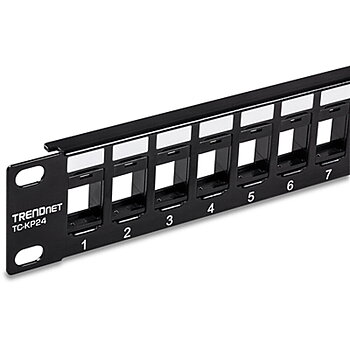 Patchpanel 24 UTP Portar Kategori 5e Trendnet TC-KP24