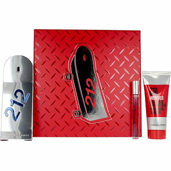 Parfymset Herrar Carolina Herrera 212 Men Heroes 3 Delar