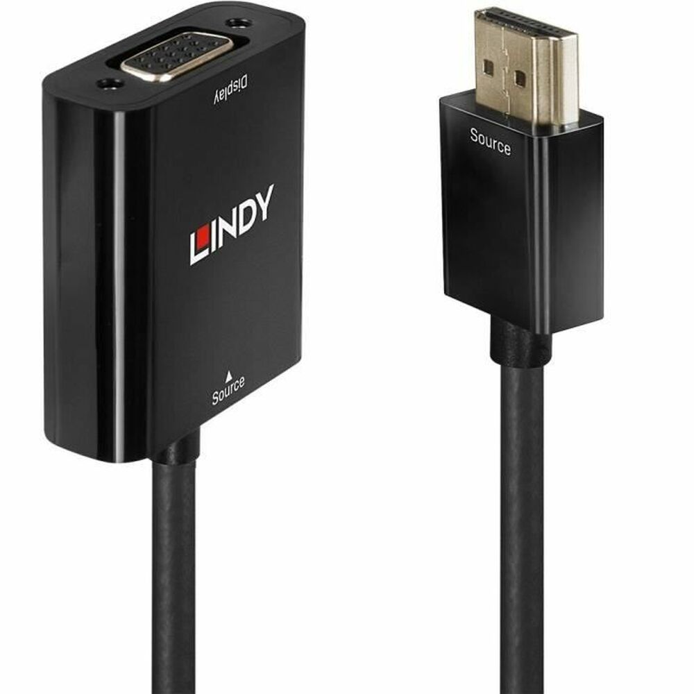 Adapter HDMI till VGA LINDY Svart 10 cm
