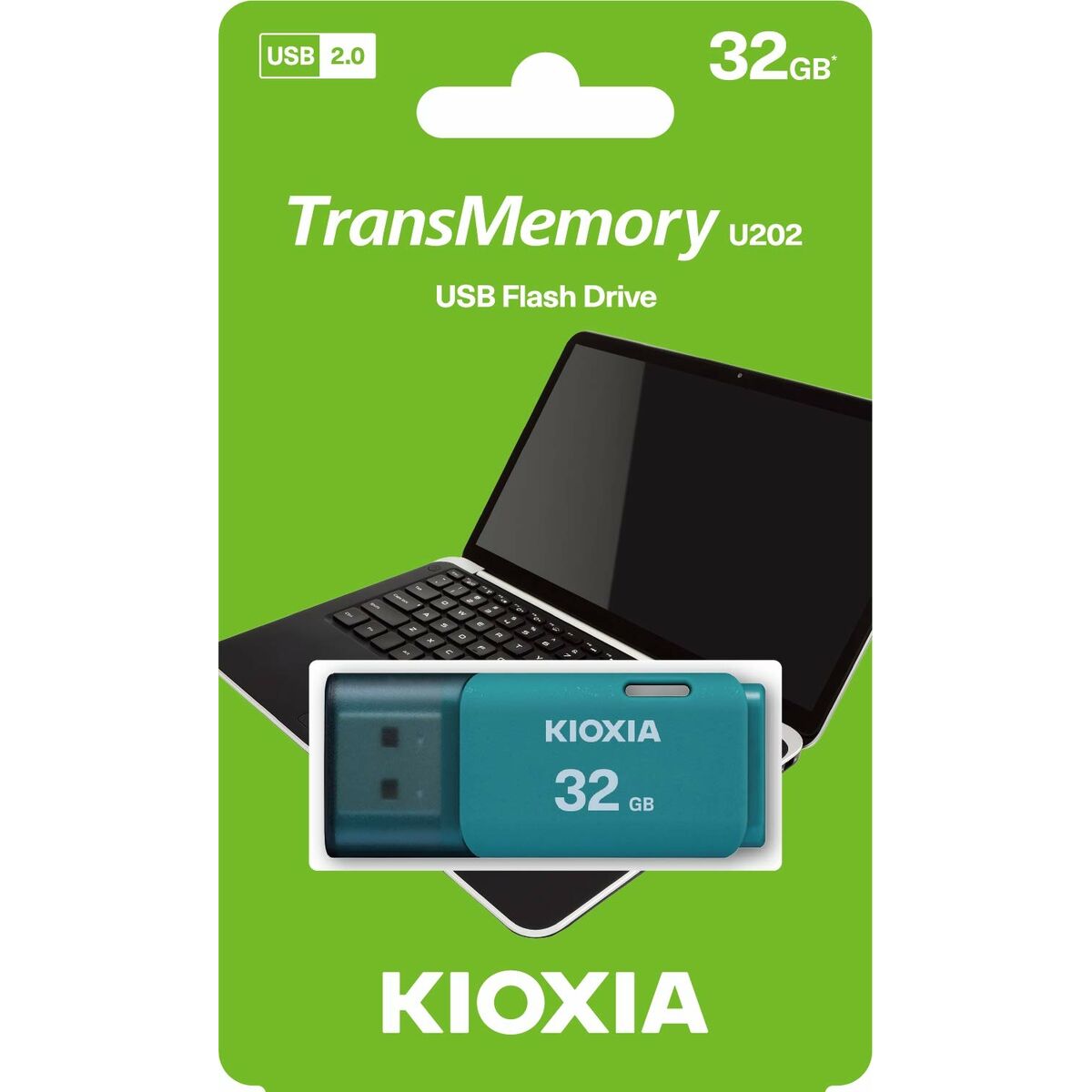 USB-minne Kioxia TransMemory U202 Blå Aquamarine 32 GB - 5