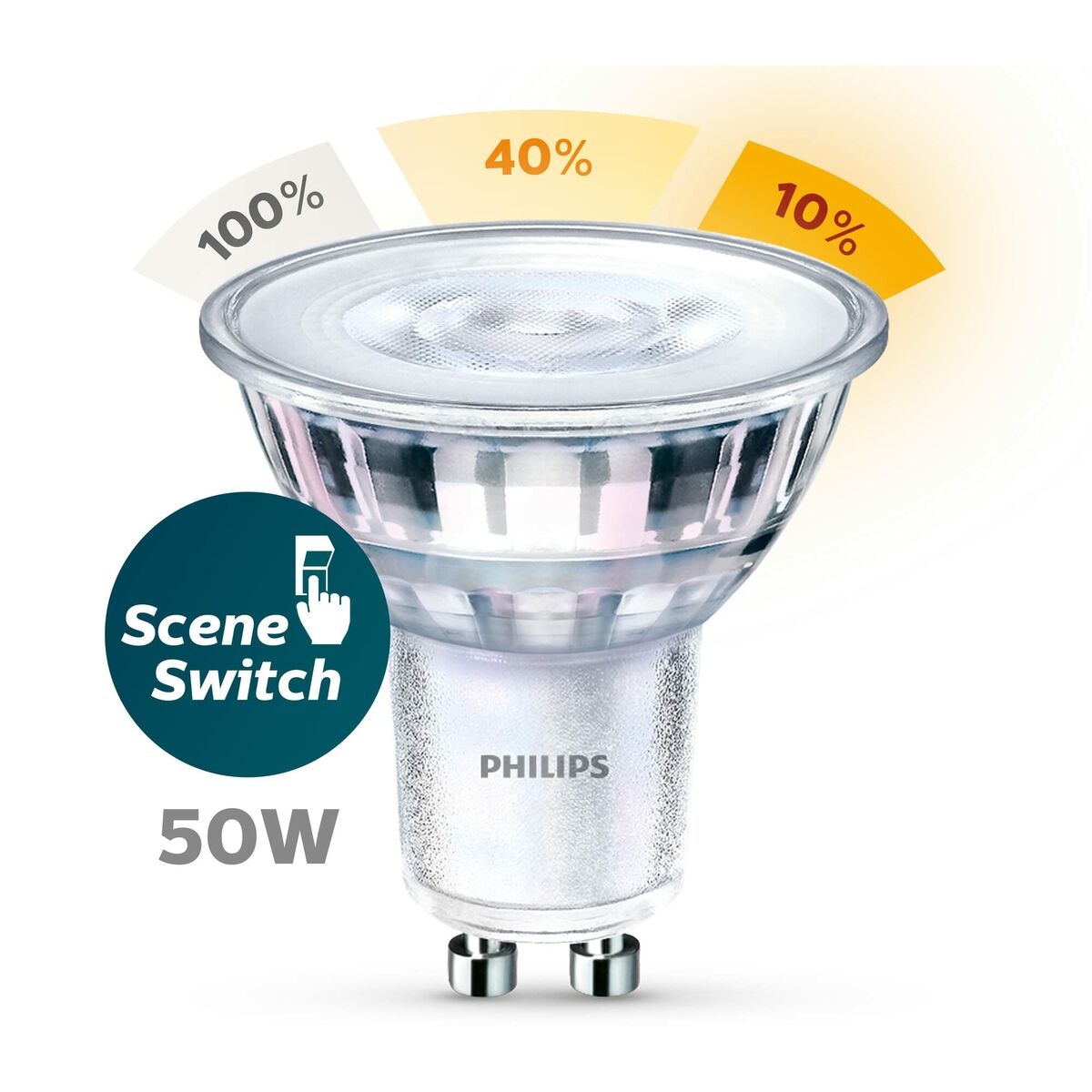 LED-lampa Philips Spot 50 W GU10 F - 5