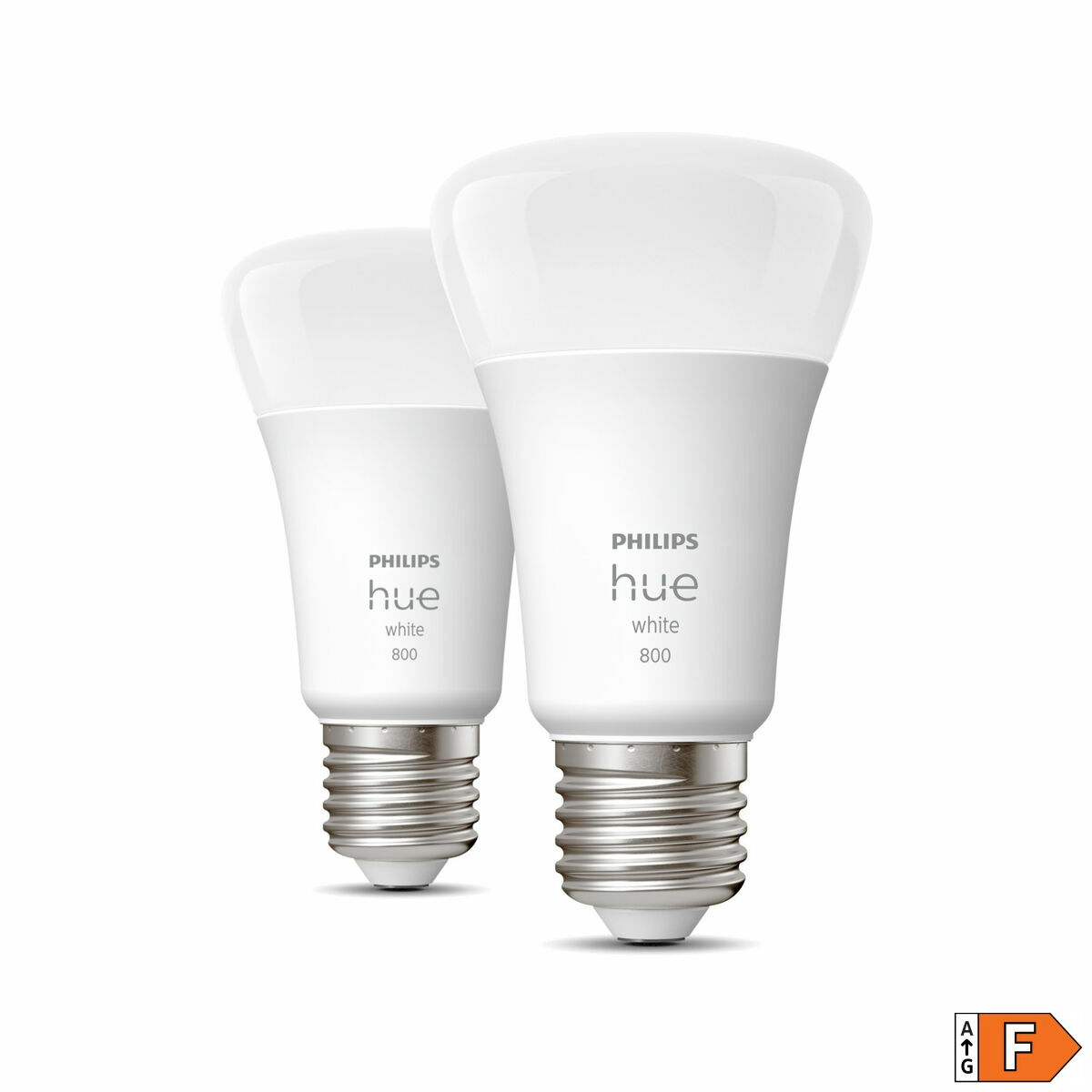 Smart-Lampa Philips 8719514319028 Vit F 60 W 9 W E27 800 lm (2700 K) (2 antal) - 8