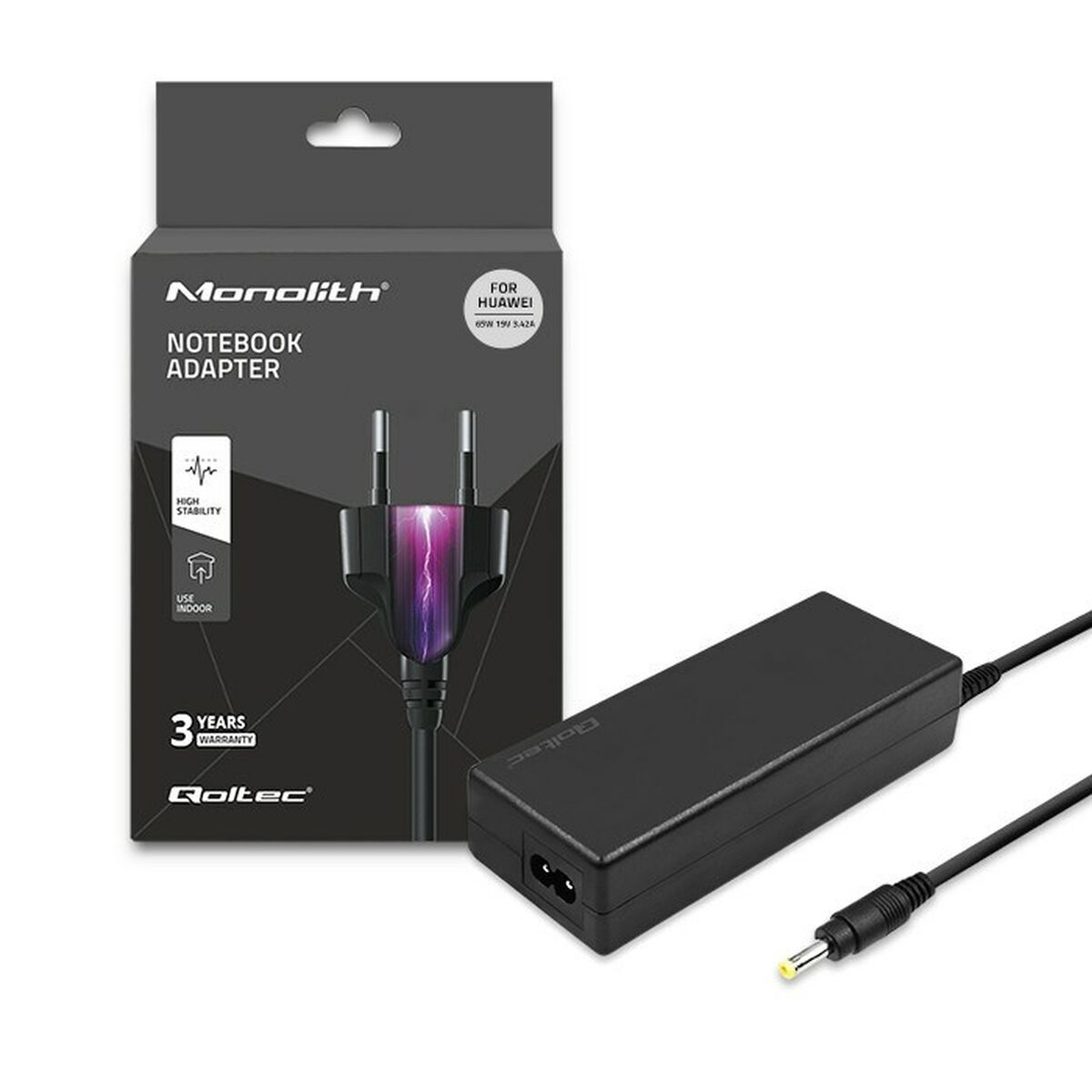 Laptopladdare Qoltec 51038 65 W - 4