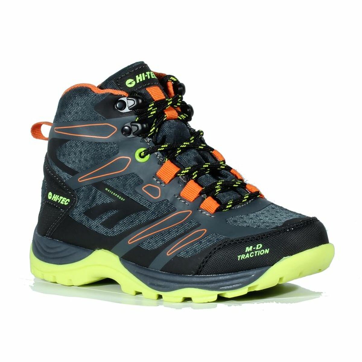 Vandring stövlar Hi-Tec Toubkal Mid Waterproof Svart Ljusgrå - 5