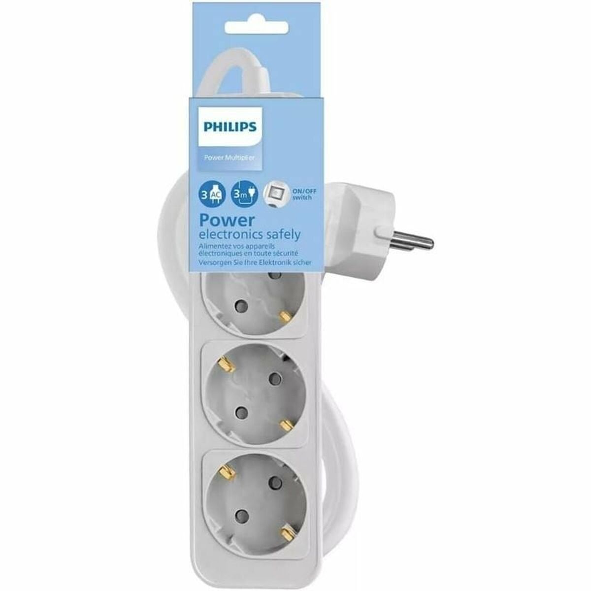 Skydd mot spänningstoppar Philips CHP2134W/10