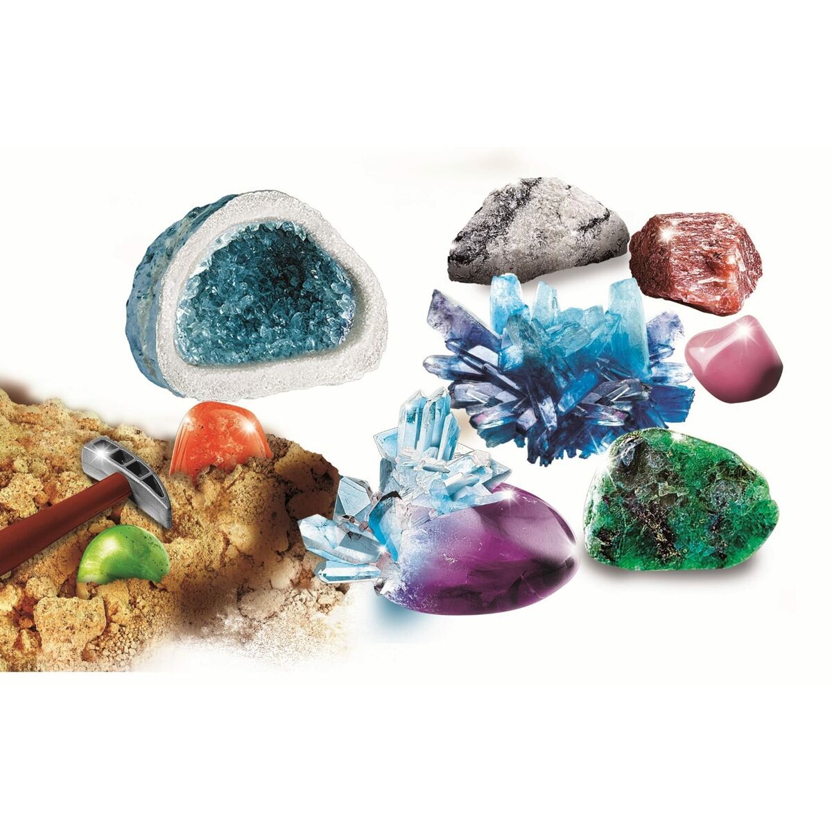 Vetenskapsspel Clementoni Crystals and Gemstones - 10